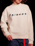 Women's Casual Sweatshirt - Letter Red L - menochic